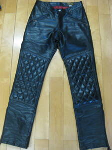 WEST RIDE　ウエストライド　COMFORMAX PADD PANTS LEATHER　パッド牛革レザーパンツ　キルティングPTDパデッド　サイズＷ３０