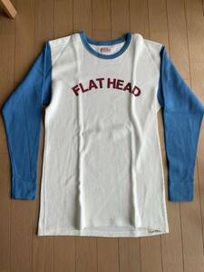 FLATHEAD フラットヘッド ワッフル 七分袖Tシャツ 42 バイカースタイル 日本製