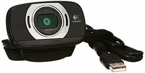 【中古】ロジクール ウェブカメラ C615 ブラック フルHD 1080P ウェブカム ストリーミング 折り畳み式 360度回転 国内正規品 2メーカー