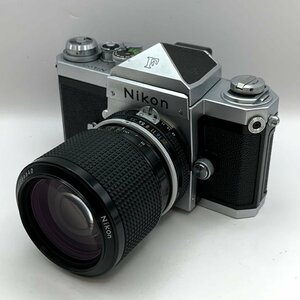 1円～/Nikon/ニコン/F/アイレベル/684万台/レンズ付/Zoom-NIKKOR/43-86mm/F3.5/一眼レフ/フィルムカメラ/シャッターOK/ジャンク/I204