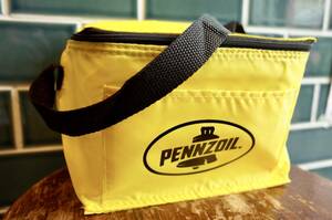 新品　PENNZOIL ペンズオイル　クーラーバッグ　保冷バッグ　OIL アメリカ USA 世田谷ベース hotrod インテリア　ハーレー　ビール