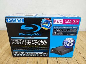 未使用★I・O DATA 外付型ブルーレイレコーダー BRD-UH8LE★PC再生ソフト付