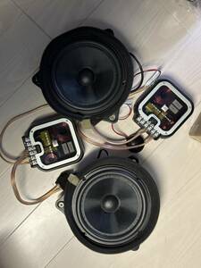 中古 JBL Power P660C 16.5cmウーファー＋ツイーター インピーダンス2Ω　Pioneer　UD-K522　日産、スズキ、マツダ用バッフル付き