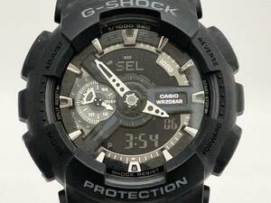 CASIO G-SHOCK GA-110-1BJF 時計 カシオ ジーショック デジアナ 黒文字盤 クォーツ メンズ 腕時計