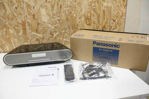 KH04225　Panasonic　SC-RS60-K　コンパクトステレオシステム　CDプレイヤー　2018年製　動作確認済　中古品