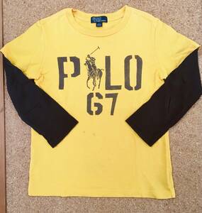 ■PORO by Ralph Lauren■ラルフローレン キッズ 長袖Ｔシャツ《USED》