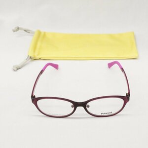 Polaroid ポラロイド 眼鏡 メガネフレーム PLD D820 22A パープル系 袋付き 未使用品☆