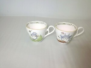 売り切り☆1円～　Noritake　ノリタケ となりのトトロ 　マグカップ　ペア　2個セット　カップ　日本製