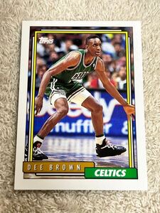 ディーブラウン Dee Brown 1992 Topps #17 Boston Celtics
