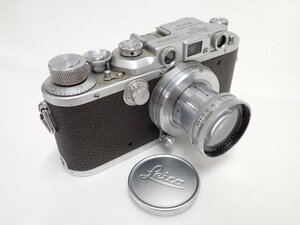 Leitz Leica IIIb 1939/40年頃 + SUMMAR 5cm 50mm F2 1937年頃 沈胴 ライカ レンジファインダーカメラ/ズマール 動作可 ∬ 6E35D-8