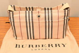 バーバリーロンドン/BURBERRY LONDON★ショルダーバッグ ワンショルダー　ハンドバッグ★キャンバス★美品