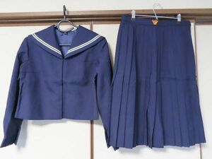 新品 大きめ サイズ 175A 和歌山市立 日進中学校 冬 セーラー服 上下セット