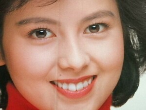 ★ポスター　沢口靖子さん/フェラーリ328GTB　GORO/小学館/1988