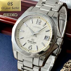 定価42万！SEIKO グランドセイコー SBGR017/9s55-0050 デイト自動巻き 200m防水 38mm メンズ腕時計 GS 男性