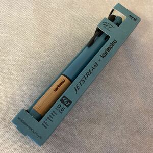 《未使用》UNI ジェットストリーム×カリモク 4&1 複合ペン 0.5mm スチールブルー