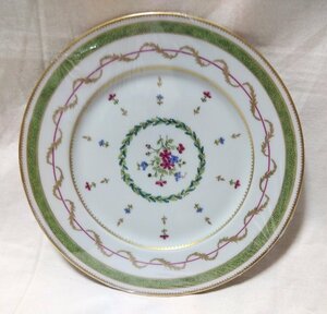 美品 ★Haviland LIMOGES アビランド リモージュ VieuxParis ヴューパリ★ 金彩 プレート 22cm ホテル ブランド 洋食器 中皿 丸皿 01862