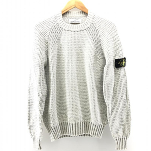 【中古】STONE ISLAND クルーネックニット グレー M相当 状態考慮 　ストーンアイランド[240024445526]