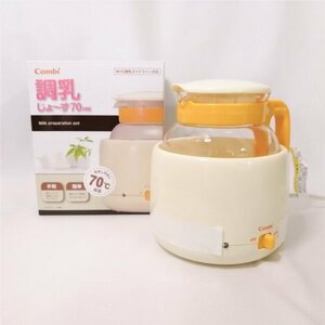 ☆美品☆Combi コンビ 調乳じょ～ず70HW 最大容量800ml 70℃保温 電子レンジで湯沸かしOKガラスポット 【PSEマークあり】78 00091