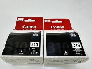 Canon キャノン 純正 インクカートリッジ 　BC-310　 ブラック×2　　期限2025.07　パッケージ破損品　（＃A184