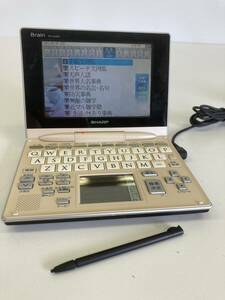 ★◆【USED】SHARP 電子辞書 Brain PW-AC890 電源コード欠品 ブレーン 60サイズ