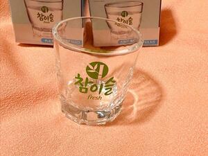 ★★ JINRO 非売品　チャミスル 　専用グラス 　2個セット　韓国　焼酎　ショットグラス　カエル　マスコット　新品　未使用