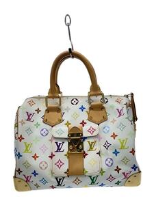 LOUIS VUITTON◆スピーディ30_モノグラム・マルチカラー_マルチカラー/PVC/マルチカラー/総柄/M92643