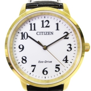 シチズン CITIZEN コレクション 腕時計 ウォッチ アナログ 3針 エコドライブ BJ6543-10A 文字盤ホワイト ゴールドカラー ■SM1 メンズ