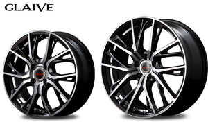 [業販限定販売] [新品] [20インチ] [VERTEC ONE GLAIVE] [8.5J+38] [255/45R20] [アウトランダー] 4本 DBP/UCDC [ブラポリ] [MID]