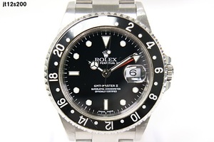 JT12s200 ROLEX GMTマスターII 16710 K番 腕時計 自動巻き 現在稼働 付属品あり 60サイズ