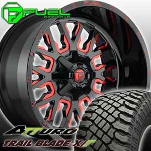 FUEL D612 Stroke アバランチ サバーバン タイタン 20インチタイヤホイールセット ATTURO TRAIL BLADE XT 275/55R20 285/55R20 305/55R20