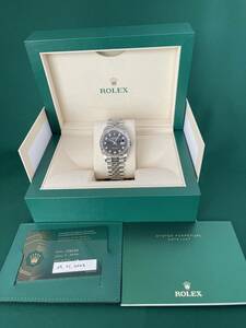 ★新品★ロレックス ROLEX デイトジャスト 36 10PD 126234G ブライトブラック文字盤 ★新品 腕時計
