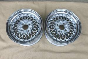 ★中古 SSR メッシュ スターフォーミュラー 15×7J 4穴 PCD114.3 +10 タイプB スピードスター２本セット レストア品 AE86レビン トレノに★