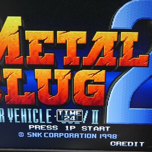 MVS　メタルスラッグ2　SNK　NEOGEO　ROM　動作確認済み