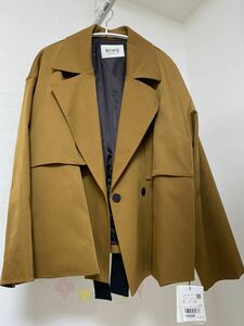 【新品】 ROPE mademoiselle ショートコート ジャケット ブラウン 38サイズ　リボン