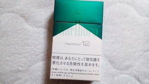 箱のみ Marlboro マルボロ マールボロ・メンソール・12・ボックス サンプルタバコ