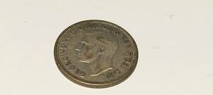 SV500 オーストラリア 1シリング銀貨 1950年 44908-10