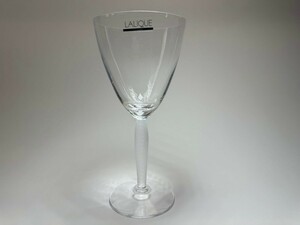 AS739 Lalique France ラリック　ルーブルワイングラス　ガラス工芸　ラージサイズ　H19.2cm