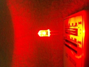 5mm.LED自作用赤200球12V用抵抗セット 8000mcd