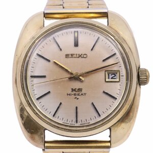 SEIKO キングセイコー 45KS 1969年製 手巻き メンズ 腕時計 CAP GOLD クッションケース 社外ベルト 4502-8000【いおき質店】