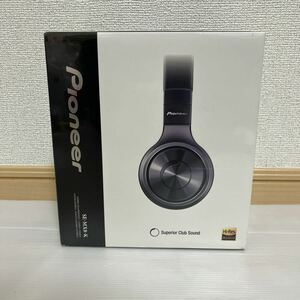 1円スタート 新品 未使用品 Pioneer パイオニア SE-MX8 ヘッドホン 密閉型/オンイヤー/ハイレゾ音源対応/折りたたみ式 ブラック SE-MX8-K