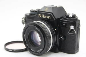 Y1197 ニコン Nikon EM Nikkor AI-s 50mm F1.8 フィルムカメラ ボディレンズセット ジャンク