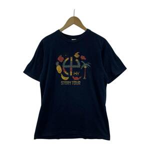 ゆうパケットOK HY STORY TOUR 〜うさがみそーれ めんそーれ そーれそれそれ ゆくいみそーれ〜半袖Ｔシャツ sizeL/ネイビー ユニセックス