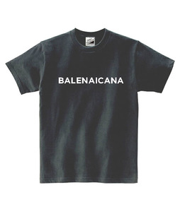 【パロディ黒M】5ozバレナイカナTシャツ面白いおもしろうけるネタプレゼント送料無料・新品