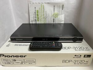 Pioneer ブルーレイディスクプレーヤー ブラック BDP-3120-K　2013年製　動作品　状態良　箱付属品完備