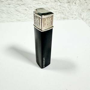 GIVENCHY ジバンシー　ライター ガスライター a5f 喫煙グッズ 1600 ジバンシィ 黒 ブラック 現状品 着火確認済