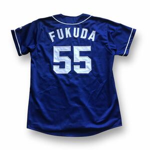 送料370円　美品　ミズノ　MIZUNO　中日ドラゴンズ　CHUNICHI　#55 　FUKUDA 福田永将　ユニフォーム　応援ユニフォーム　刺繍　レプリカ M