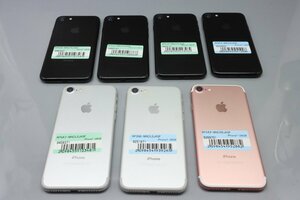 Apple iPhone7 128GB 合計7台セット A1779 ■SIMフリー★Joshin(ジャンク)7465【1円開始・送料無料】