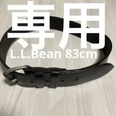 L.L.Bean エルエルビーン 黒　ベルト　83cm  少年野球　小学生