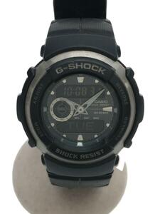 CASIO◆クォーツ腕時計・G-SHOCK/デジアナ/BLK/BLK