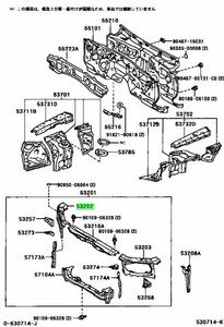 トヨタ アルテッツァ JCE15W ラジエータ サポートSUB-ASSY RH SUPPORT SUB-ASSY RADIATOR RH Genuine GXE1# JCE1# SXE10 純正 JDM OEM